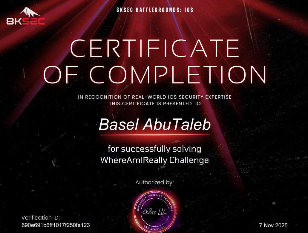 8KSec - WhereAmIReally